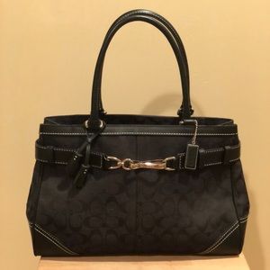 Coach Hampton Signature Print Tote